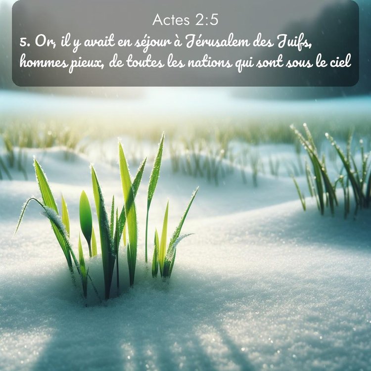 Segond Actes 2:5