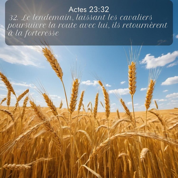 Segond Actes 23:32