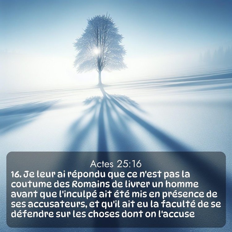 Segond Actes 25:16