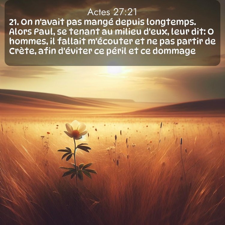image nature avec verset biblique de la Bible