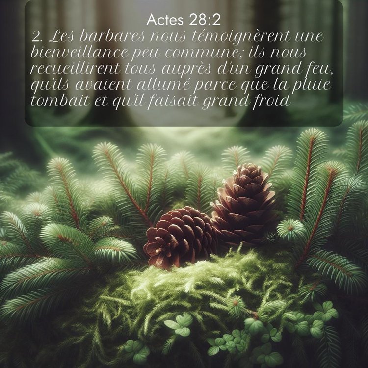 Segond Actes 28:2