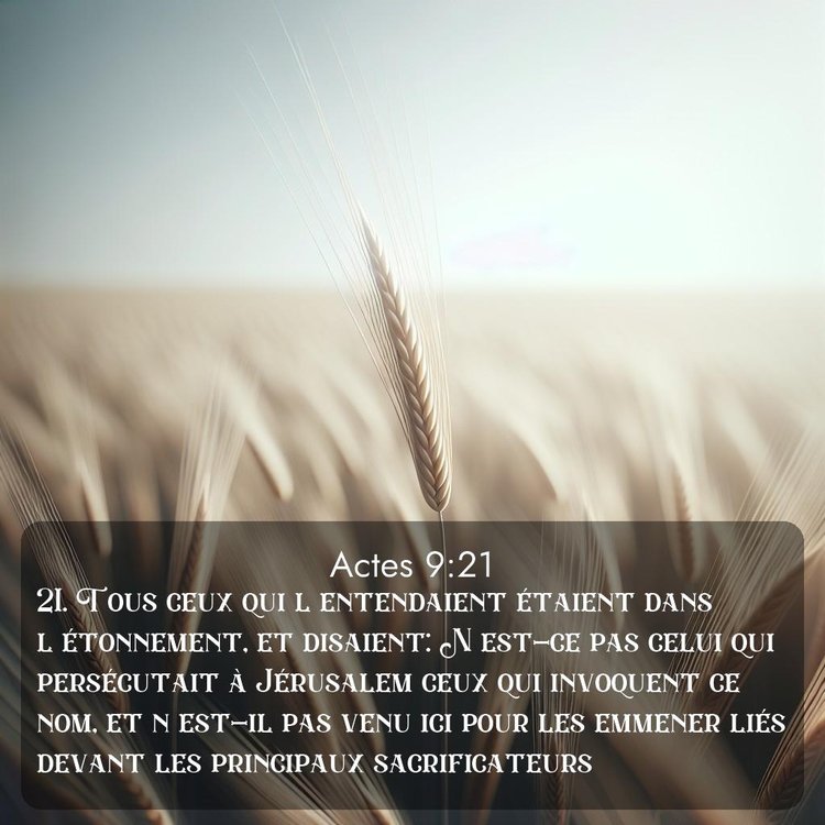 Segond Actes 9:21