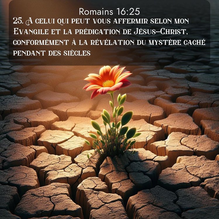 Segond Romains 16:25