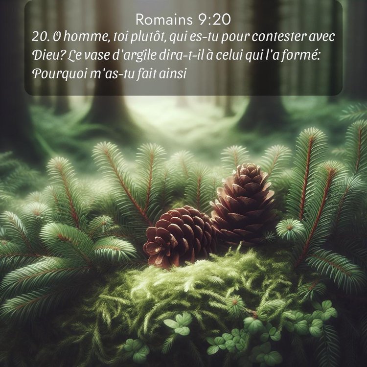 Segond Romains 9:20