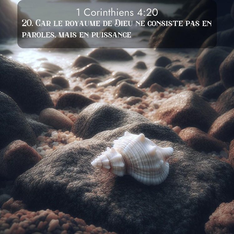 Segond 1 Corinthiens 4:20