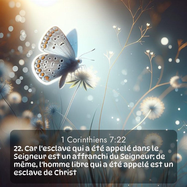 Segond 1 Corinthiens 7:22