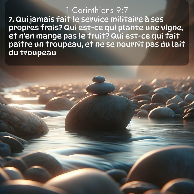 Segond 1 Corinthiens 9:7