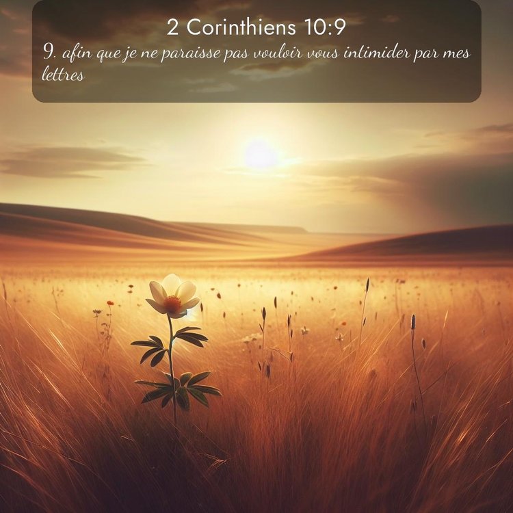 image nature avec verset biblique de la Bible