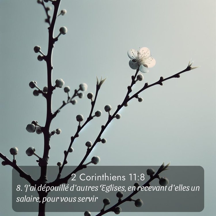 Segond 2 Corinthiens 11:8