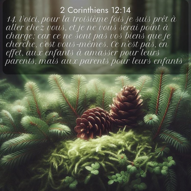image nature avec verset biblique de la Bible