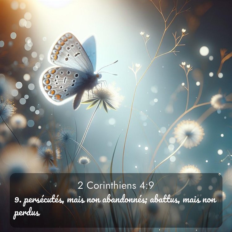 image nature avec verset biblique de la Bible