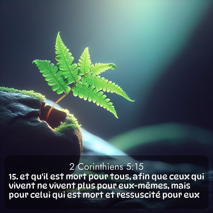 Segond 2 Corinthiens 5:15