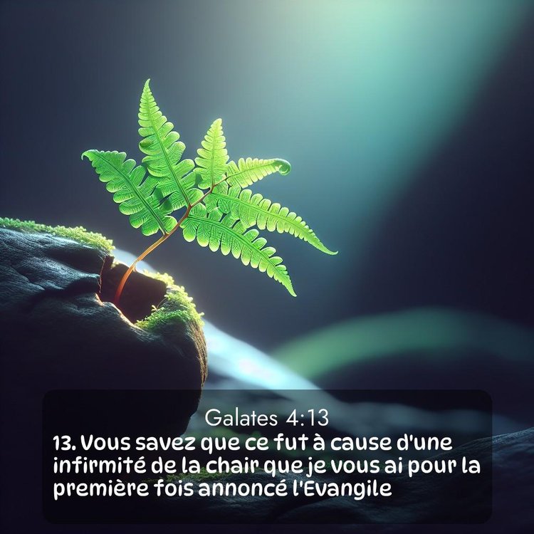 image nature avec verset biblique de la Bible