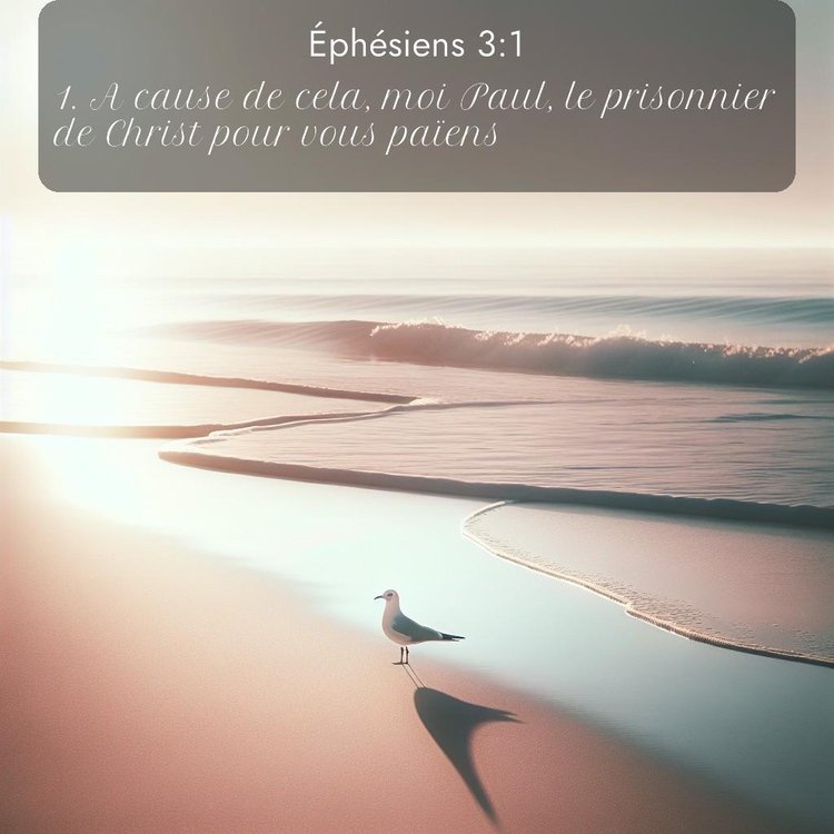 Segond Éphésiens 3:1