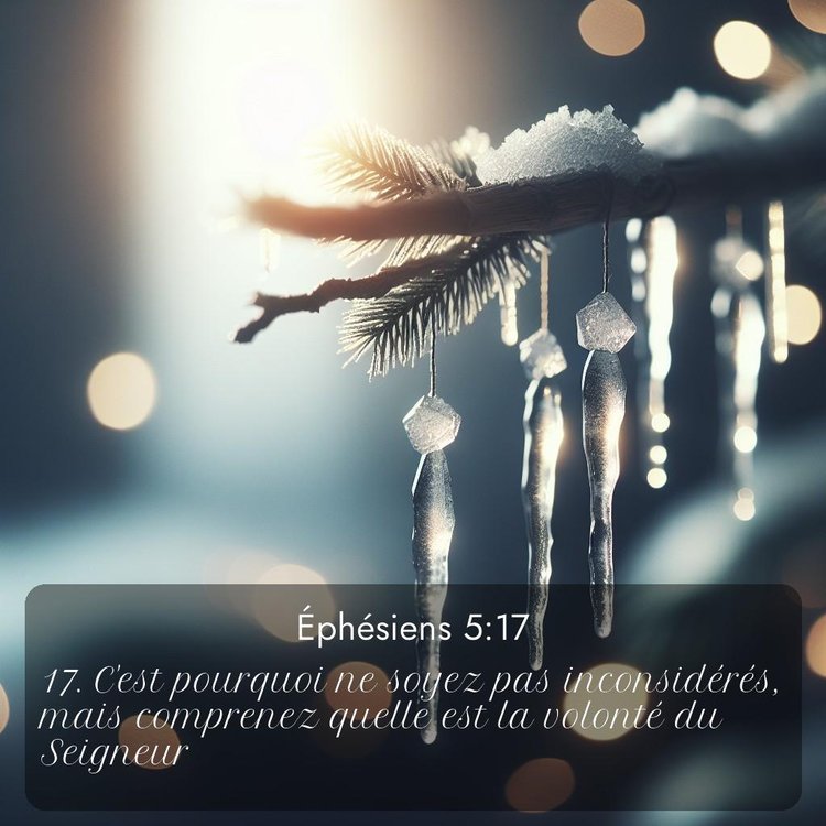 Segond Éphésiens 5:17