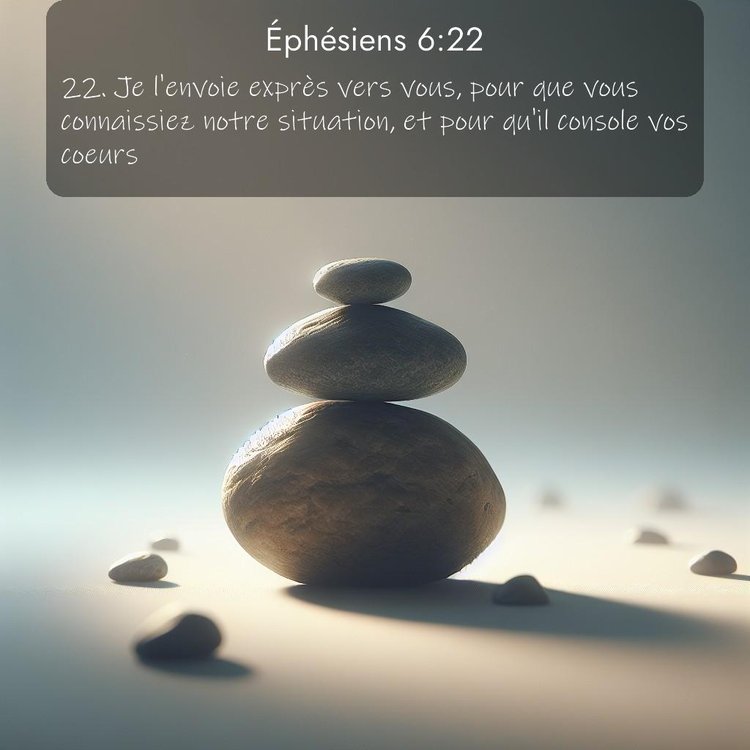 Segond Éphésiens 6:22