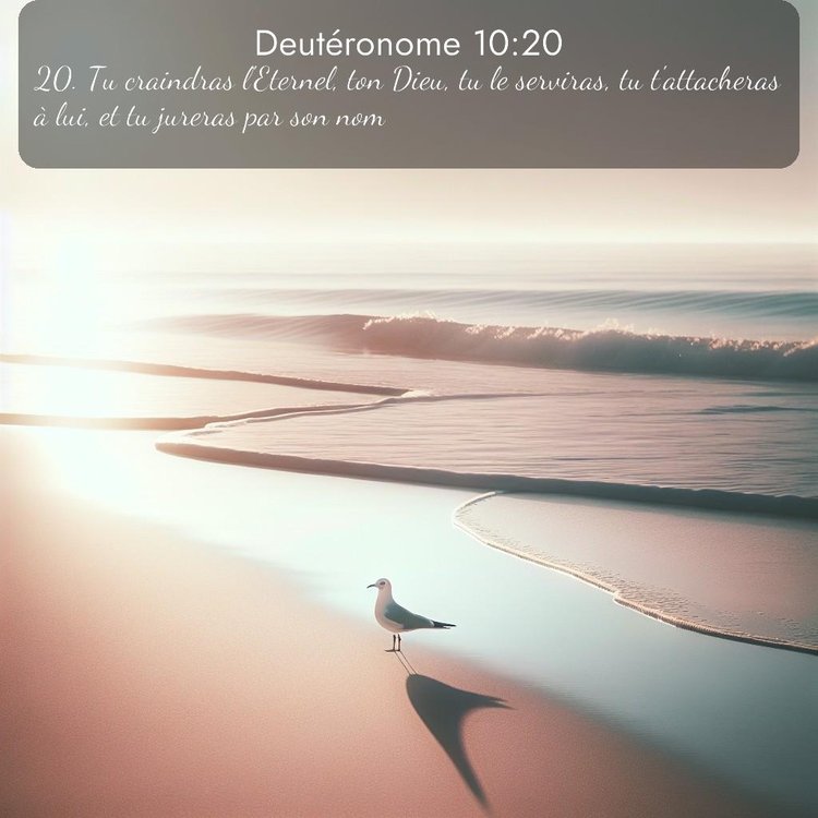 Segond Deutéronome 10:20