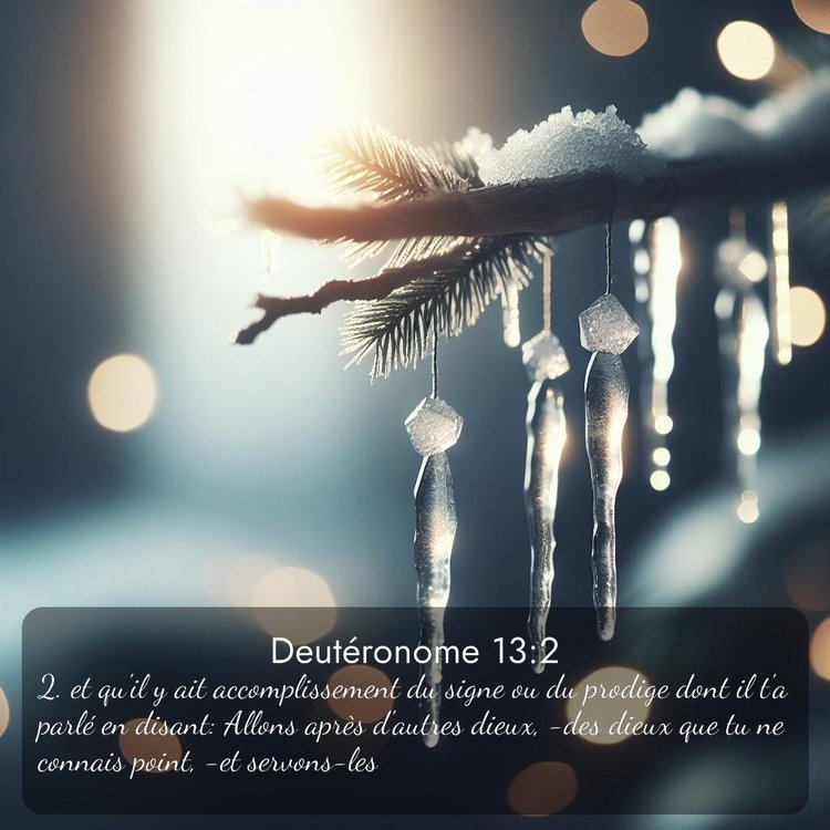 Segond Deutéronome 13:2