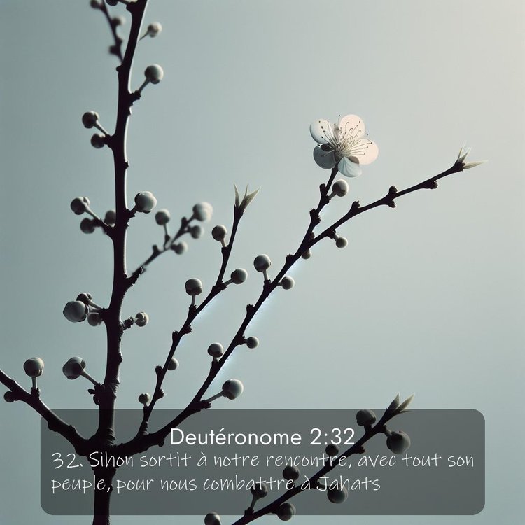 Segond Deutéronome 2:32