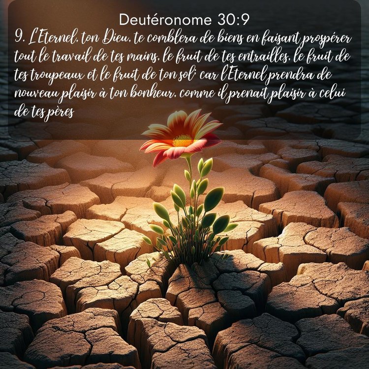 Segond Deutéronome 30:9