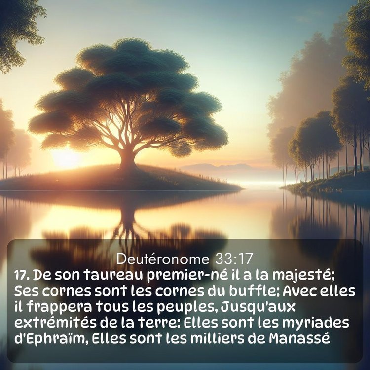 Segond Deutéronome 33:17