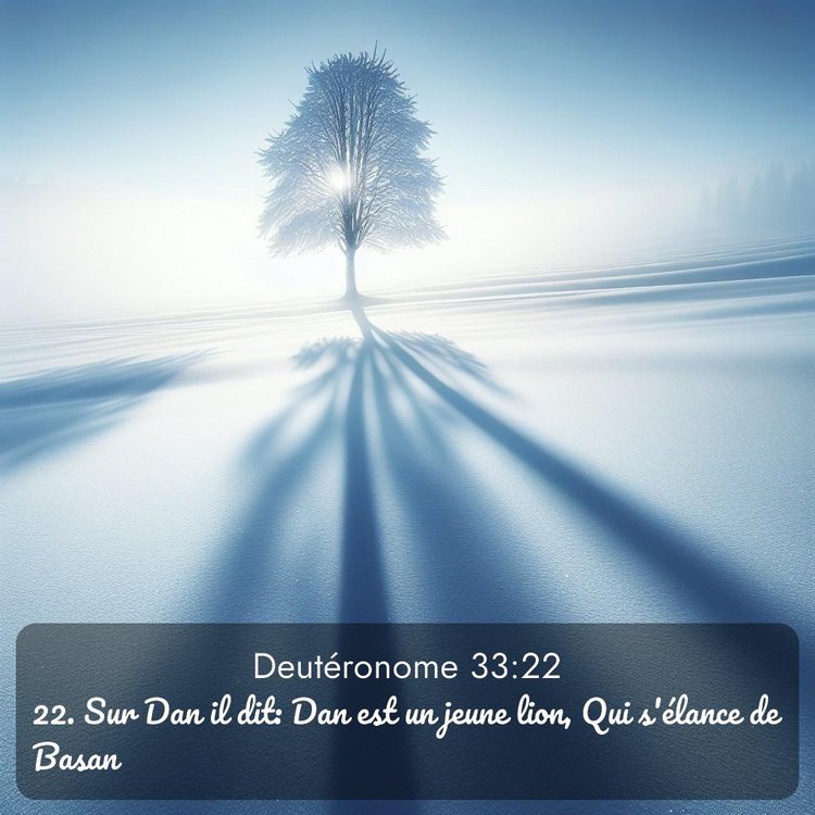 Segond Deutéronome 33:22