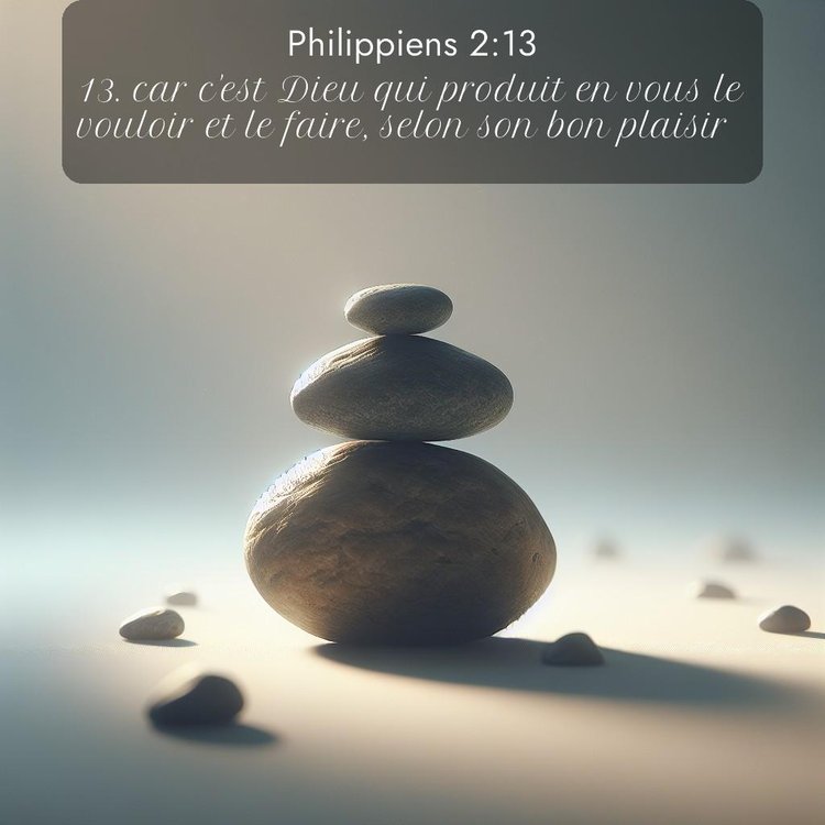 Segond Philippiens 2:13