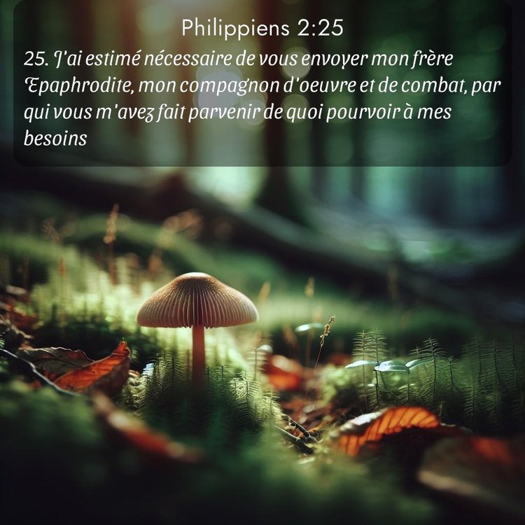 Segond Philippiens 2:25