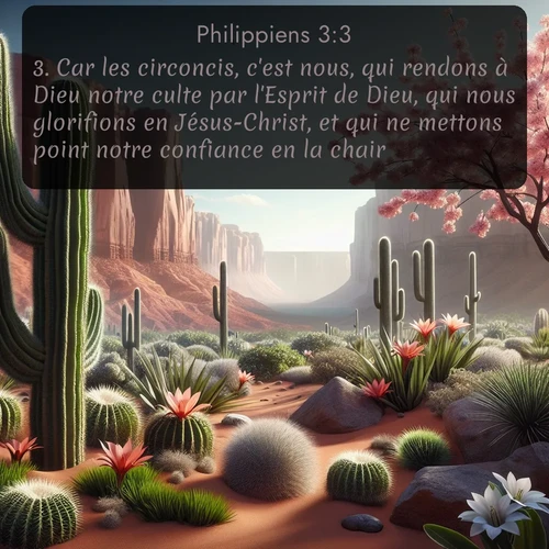 Segond Philippiens  ; image nature: image avec le verset biblique :Car les circoncis, c&#039;est nous, qui rendons à Dieu notre culte par l&#039;Esprit de Dieu, qui nous glorifions en Jésus-Christ, et qui ne mettons point notre confiance en la chair. ;  ; 3:3