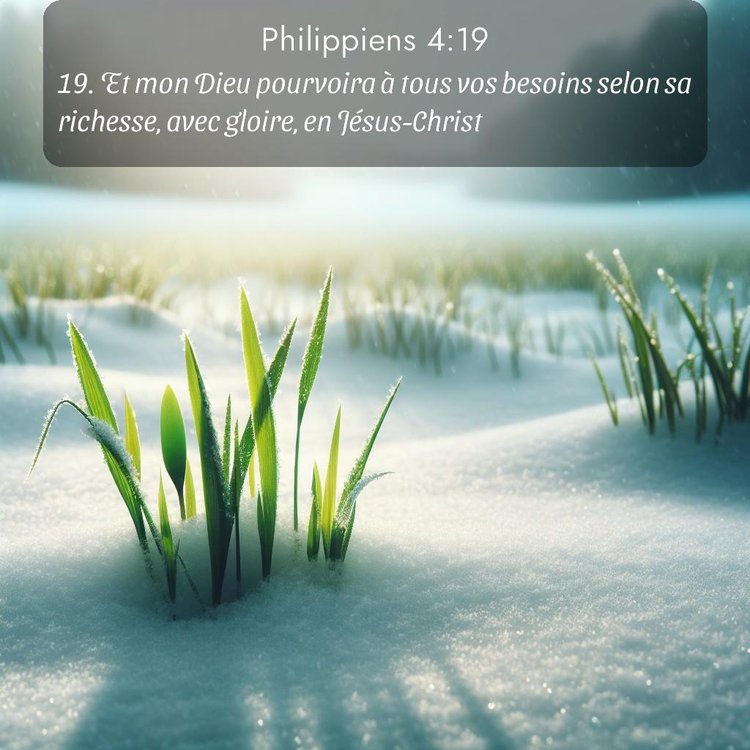 image nature avec verset biblique de la Bible