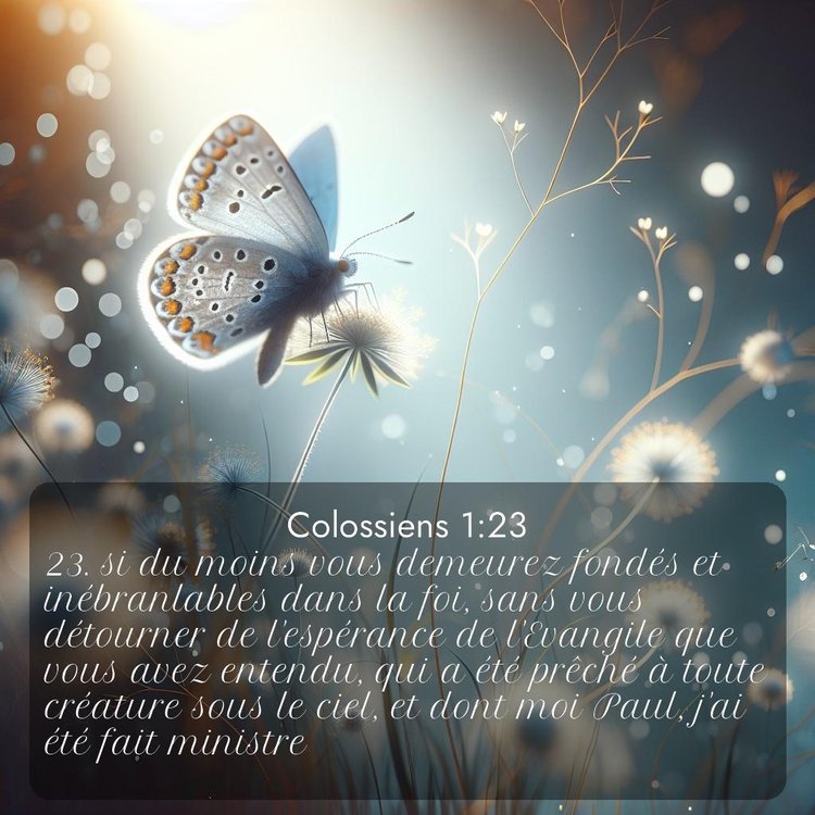 image nature avec verset biblique de la Bible