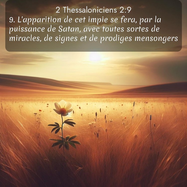 Segond 2 Thessaloniciens 2:9