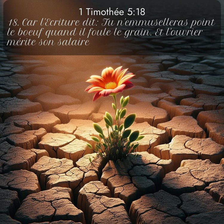 Segond 1 Timothée 5:18