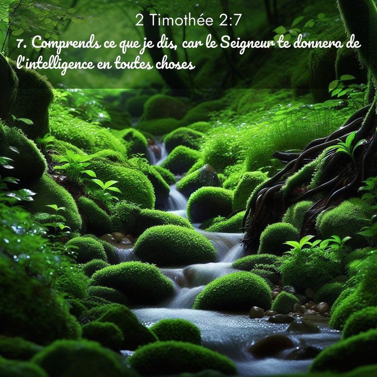 Segond 2 Timothée 2:7