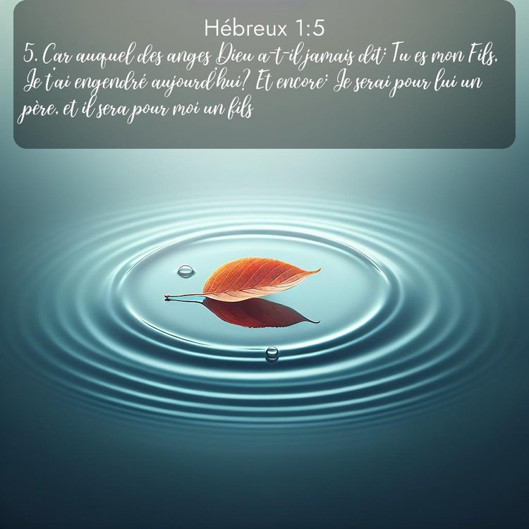 image nature avec verset biblique de la Bible