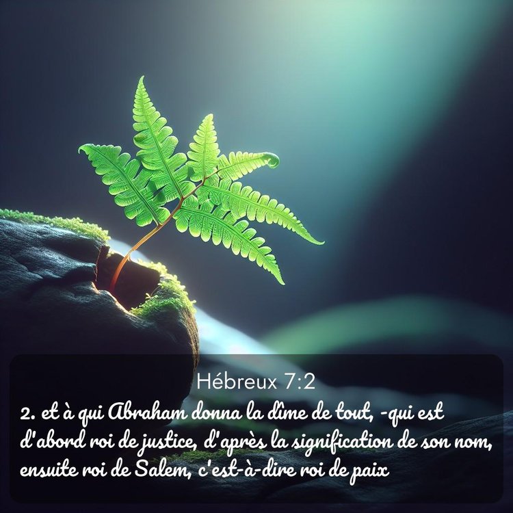 image nature avec verset biblique de la Bible