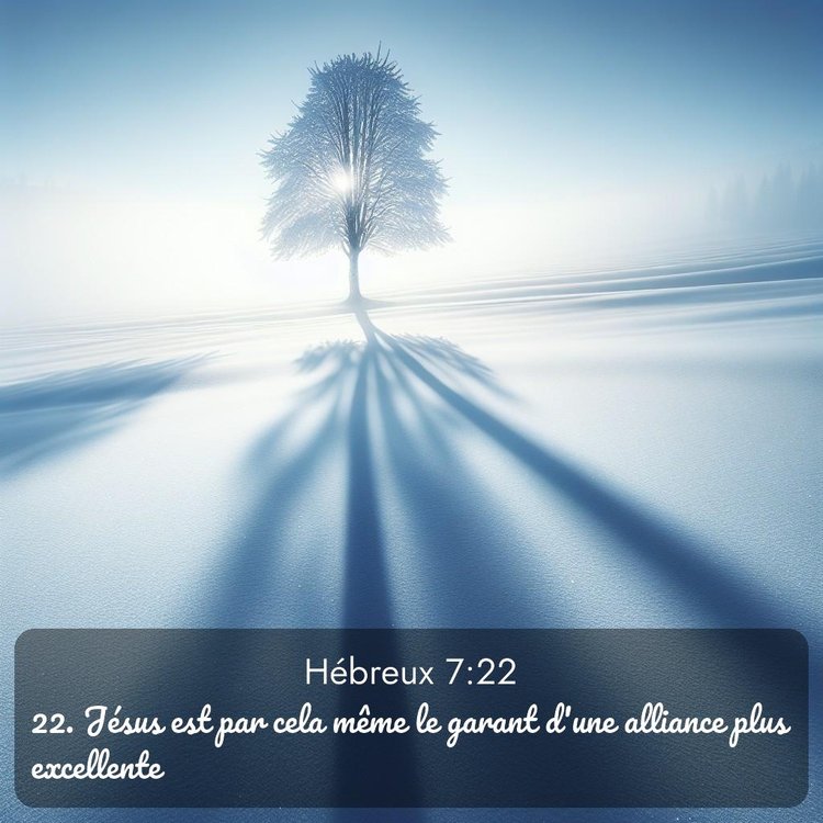 Segond Hébreux 7:22