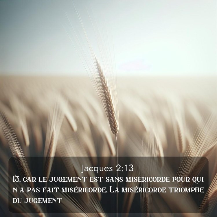 Segond Jacques 2:13