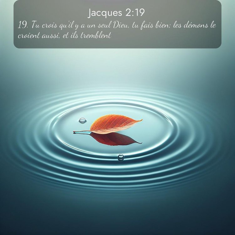 Segond Jacques 2:19