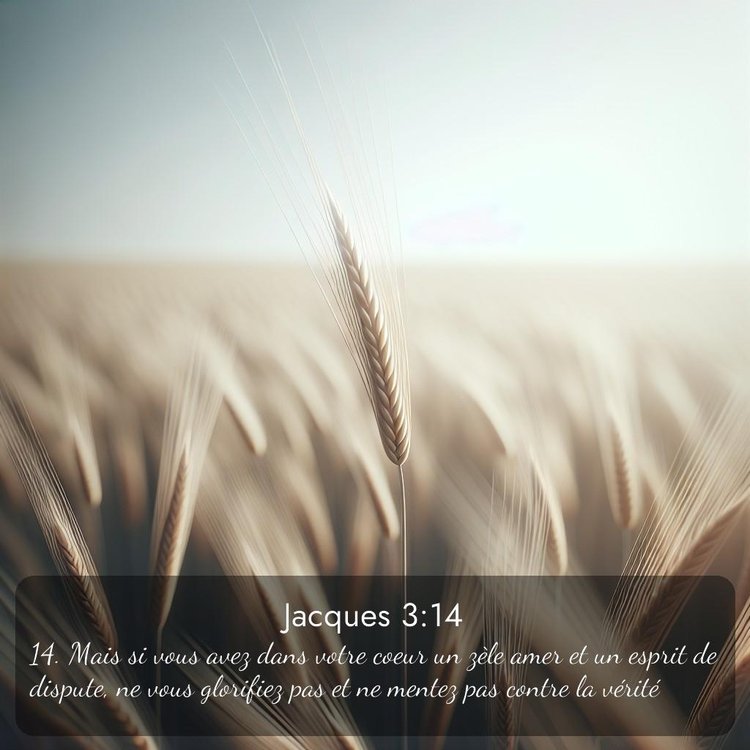 Segond Jacques 3:14