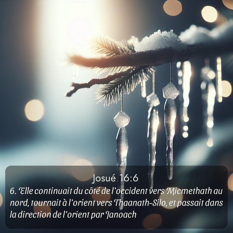 Segond Josué 16:6