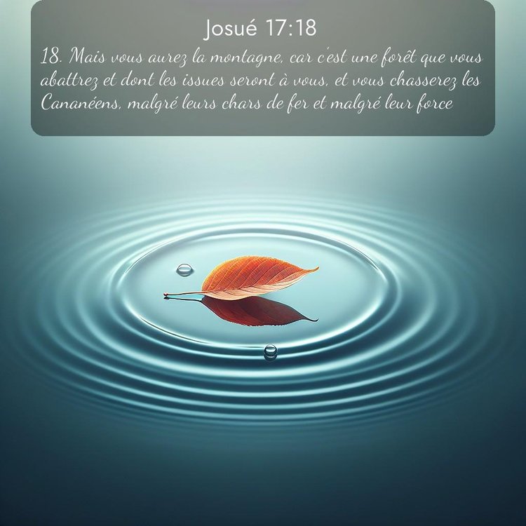 image nature avec verset biblique de la Bible