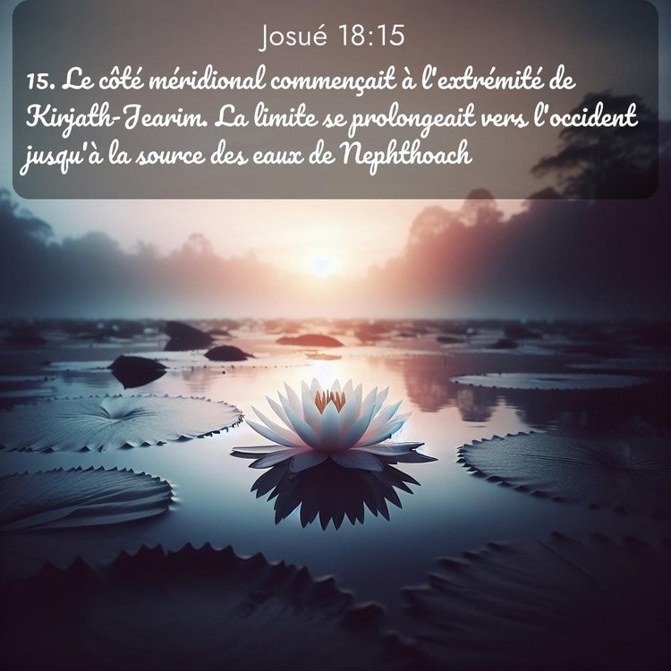 image nature avec verset biblique de la Bible