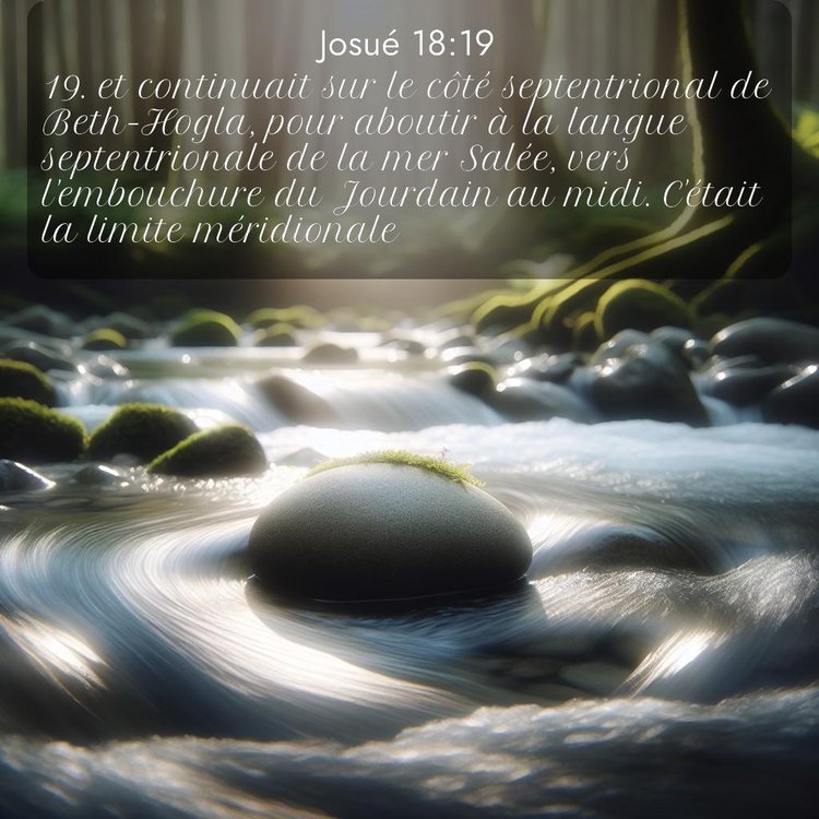 Segond Josué 18:19