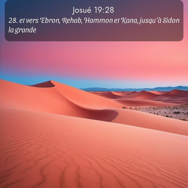 Segond Josué 19:28