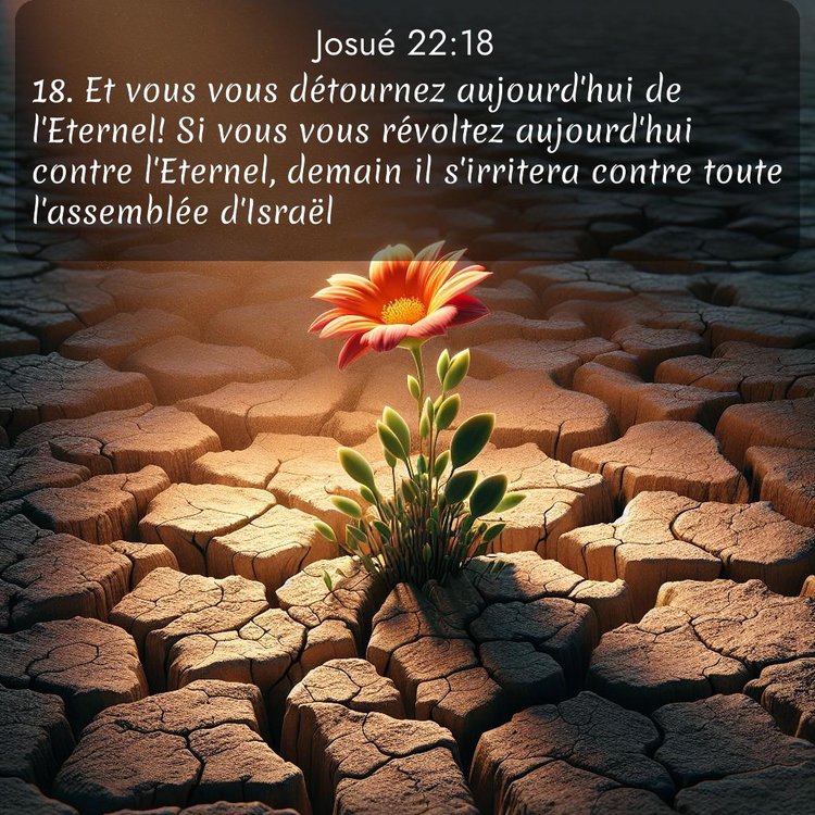 Segond Josué 22:18