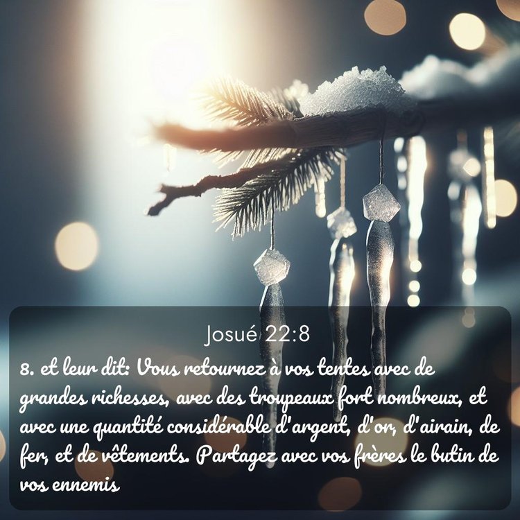 image nature avec verset biblique de la Bible