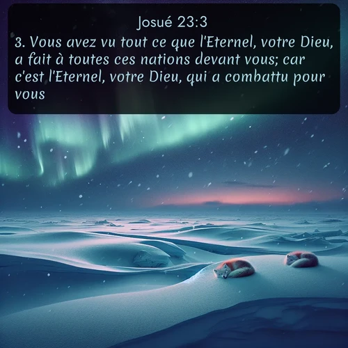 Segond 6 23:3