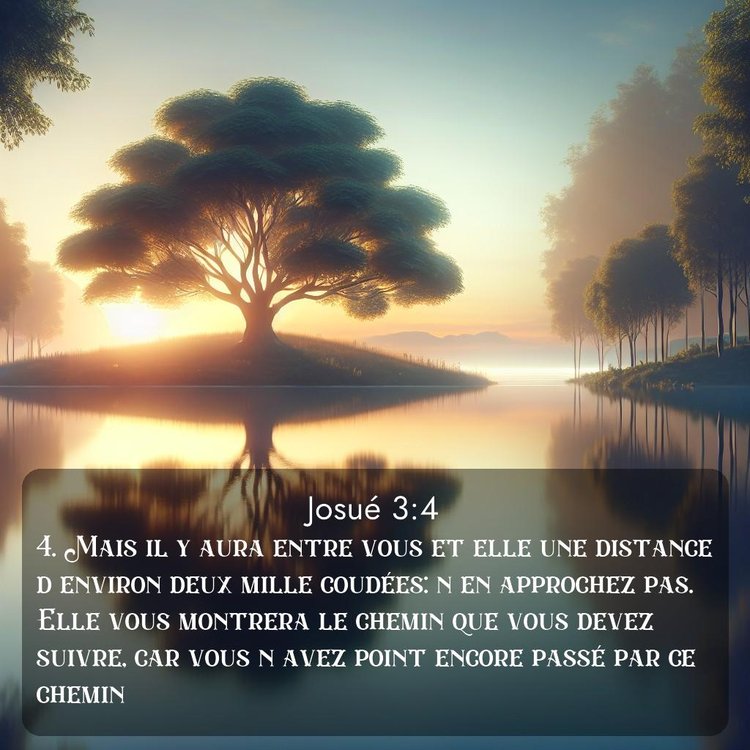 Segond Josué 3:4