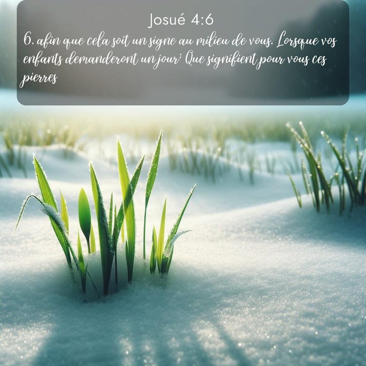 image nature avec verset biblique de la Bible